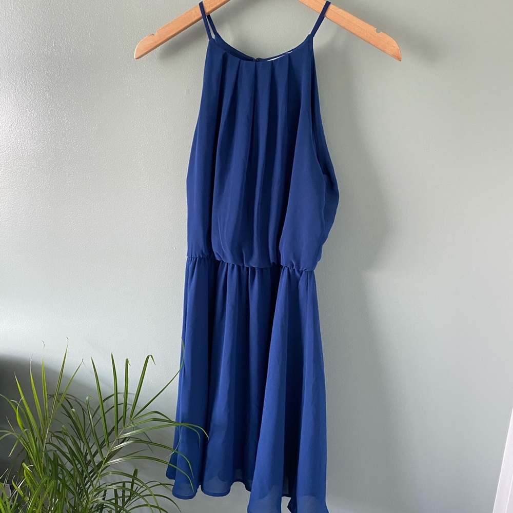Lush Cobalt Blue Dress